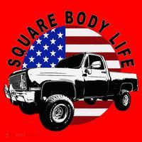 Classic Squarebody Truck 4x4 Square Body Santa Hat thumb 1