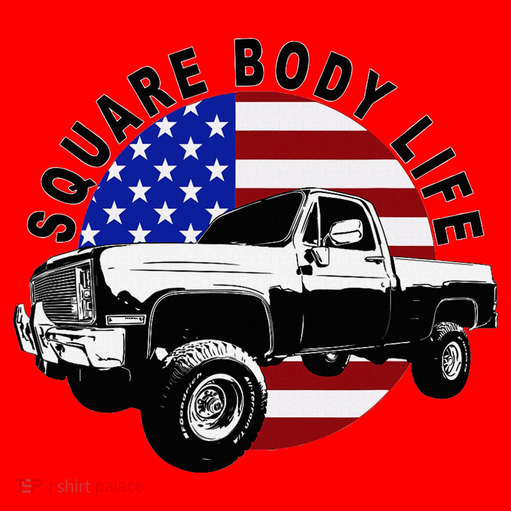 Classic Squarebody Truck 4x4 Square Body Santa Hat