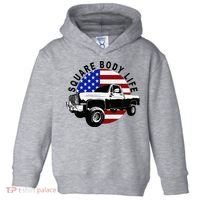 Classic Squarebody Truck 4x4 Square Body Toddler Hoodie thumb 0