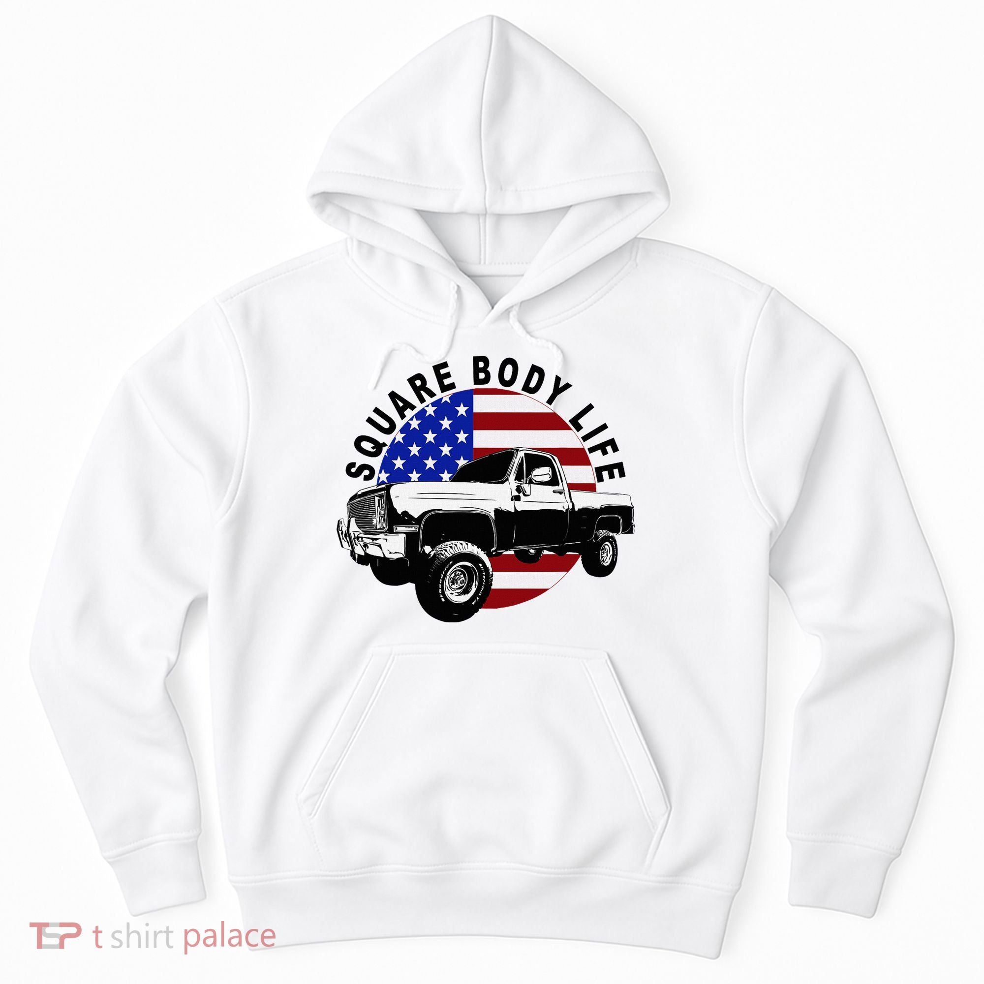Classic Squarebody Truck 4x4 Square Body Hoodie