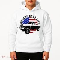 Classic Squarebody Truck 4x4 Square Body Hoodie thumb 2
