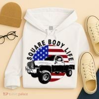 Classic Squarebody Truck 4x4 Square Body Hoodie thumb 4