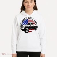 Classic Squarebody Truck 4x4 Square Body Hoodie thumb 5