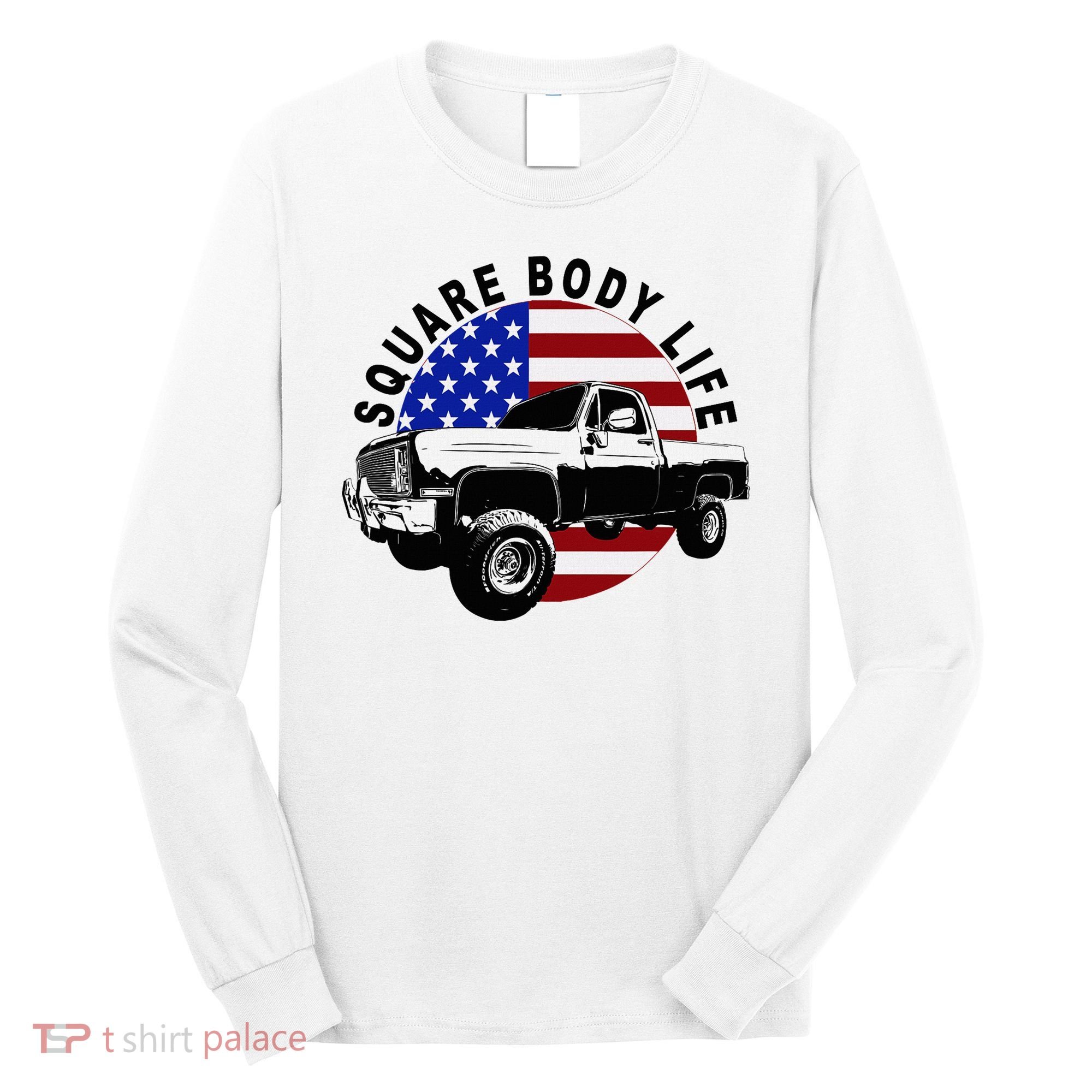 Classic Squarebody Truck 4x4 Square Body Long Sleeve Shirt