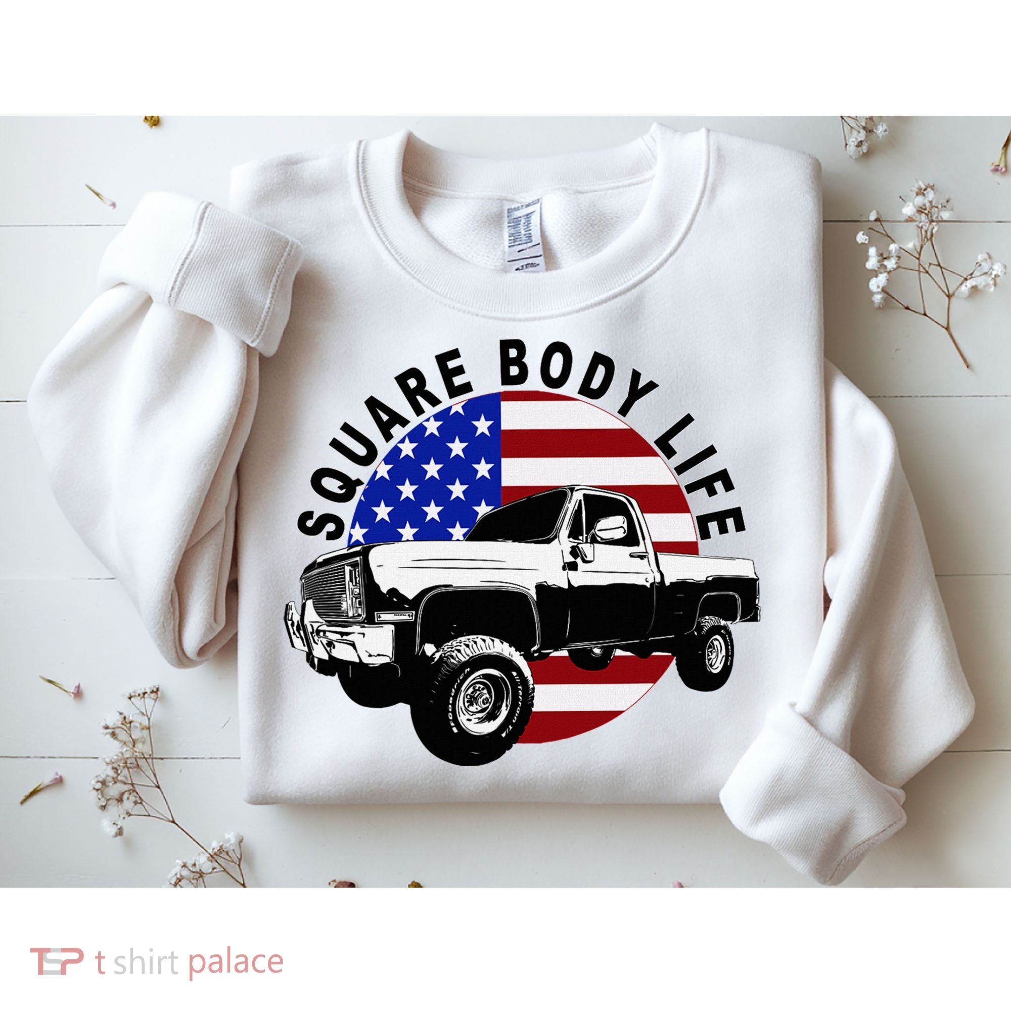 Classic Squarebody Truck 4x4 Square Body Sweatshirt
