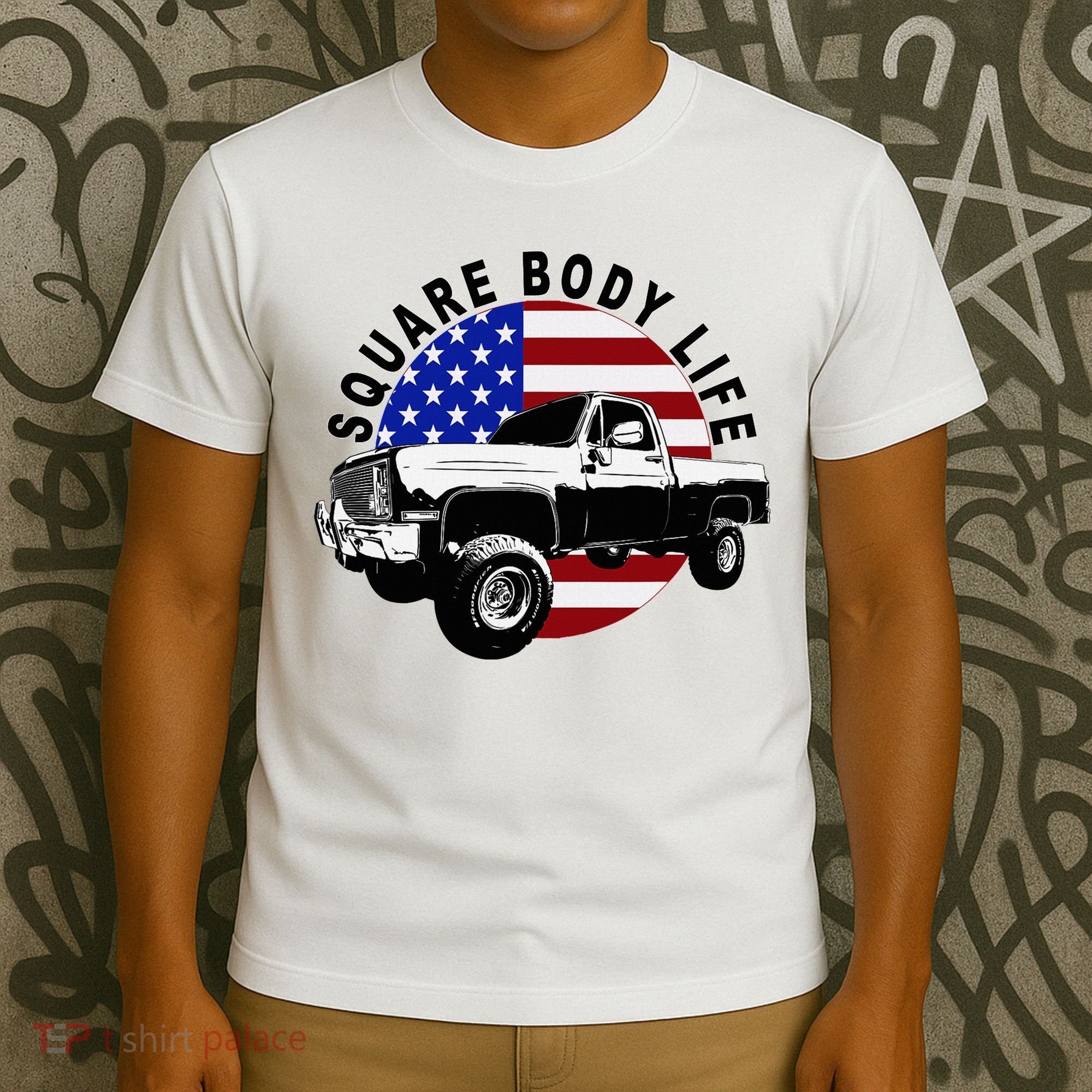 Classic Squarebody Truck 4x4 Square Body T-Shirt