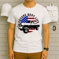 Classic Squarebody Truck 4x4 Square Body T-Shirt thumb 6