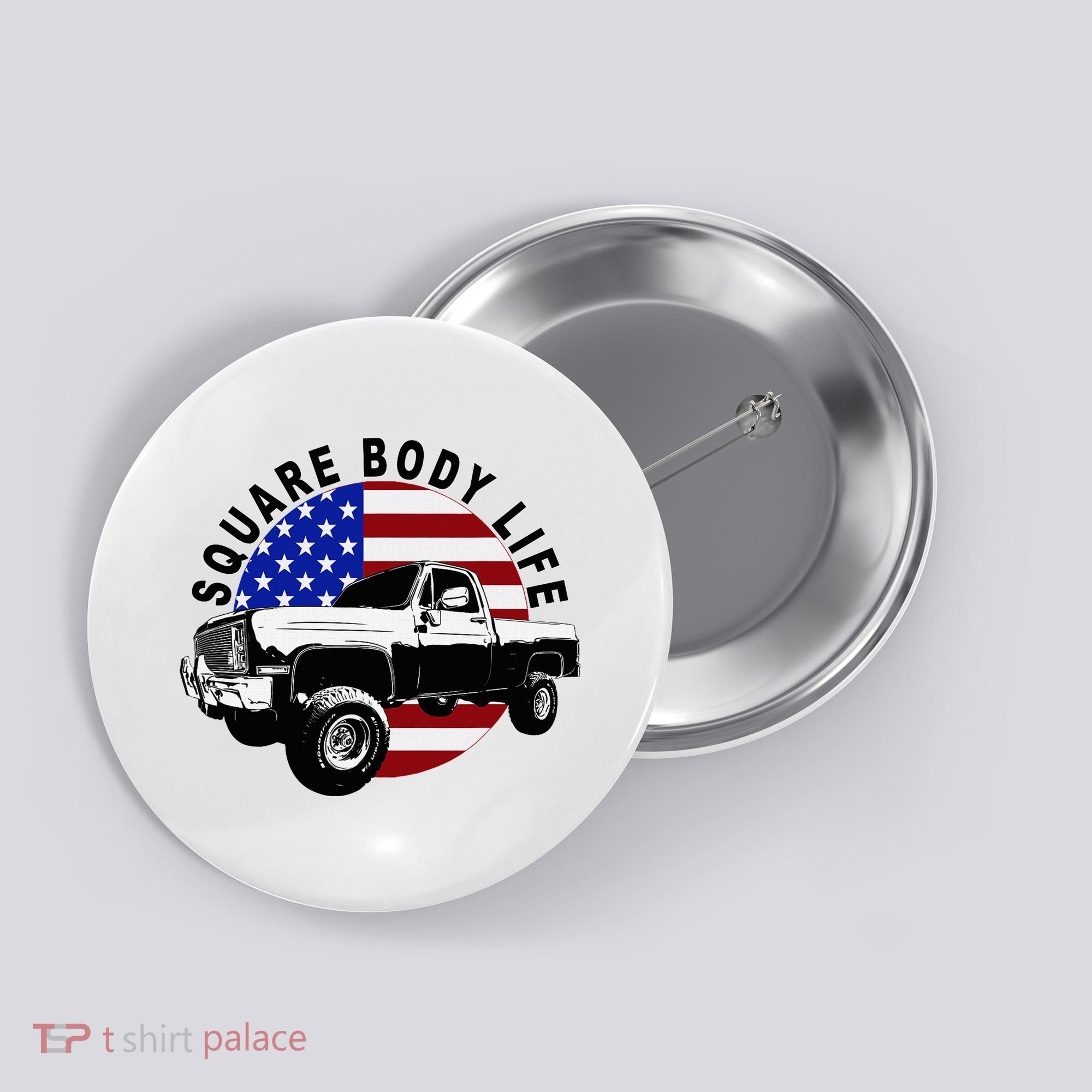 Classic Squarebody Truck 4x4 Square Body Button