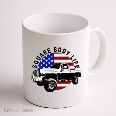 Classic Squarebody Truck 4x4 Square Body Coffee Mug back