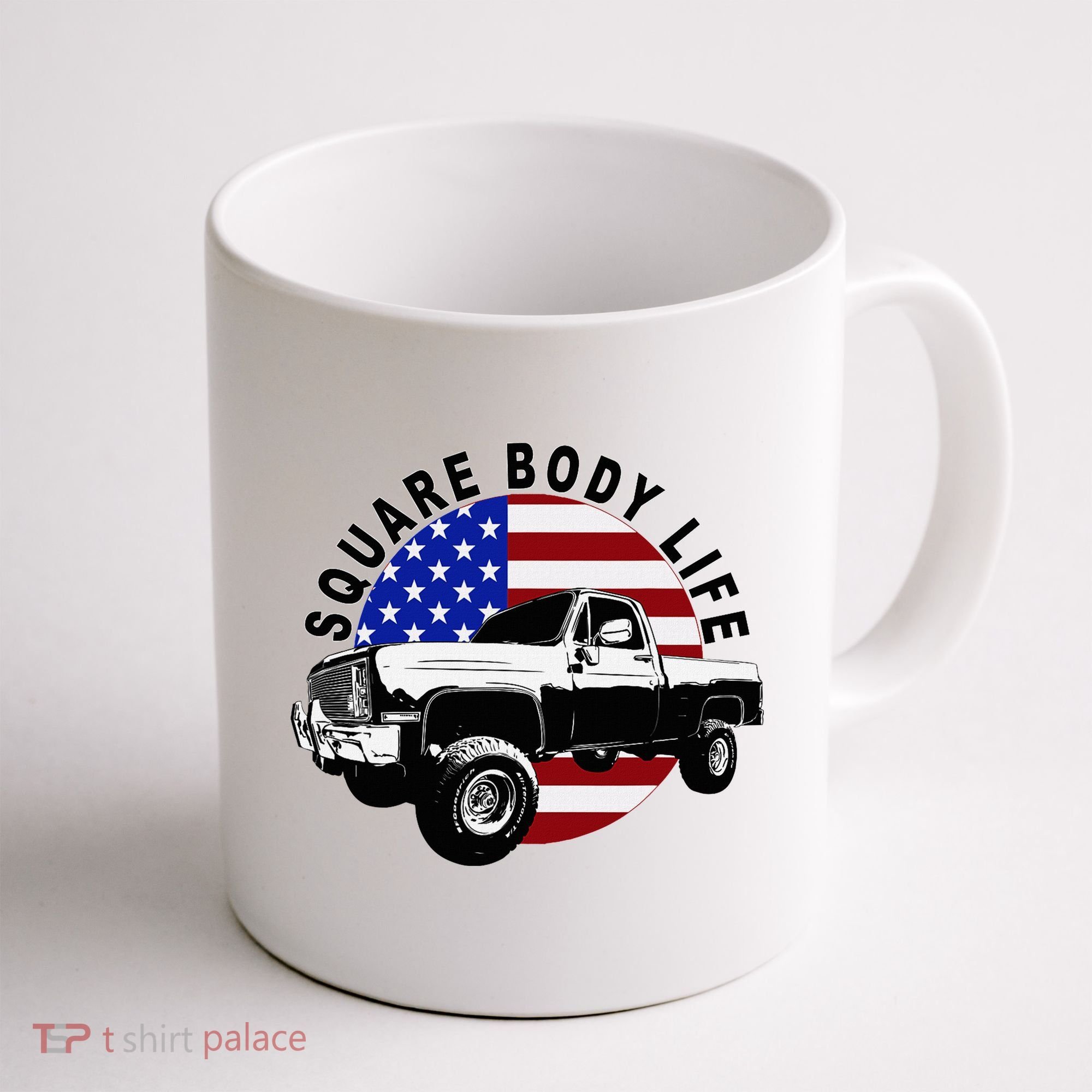 Classic Squarebody Truck 4x4 Square Body Coffee Mug
