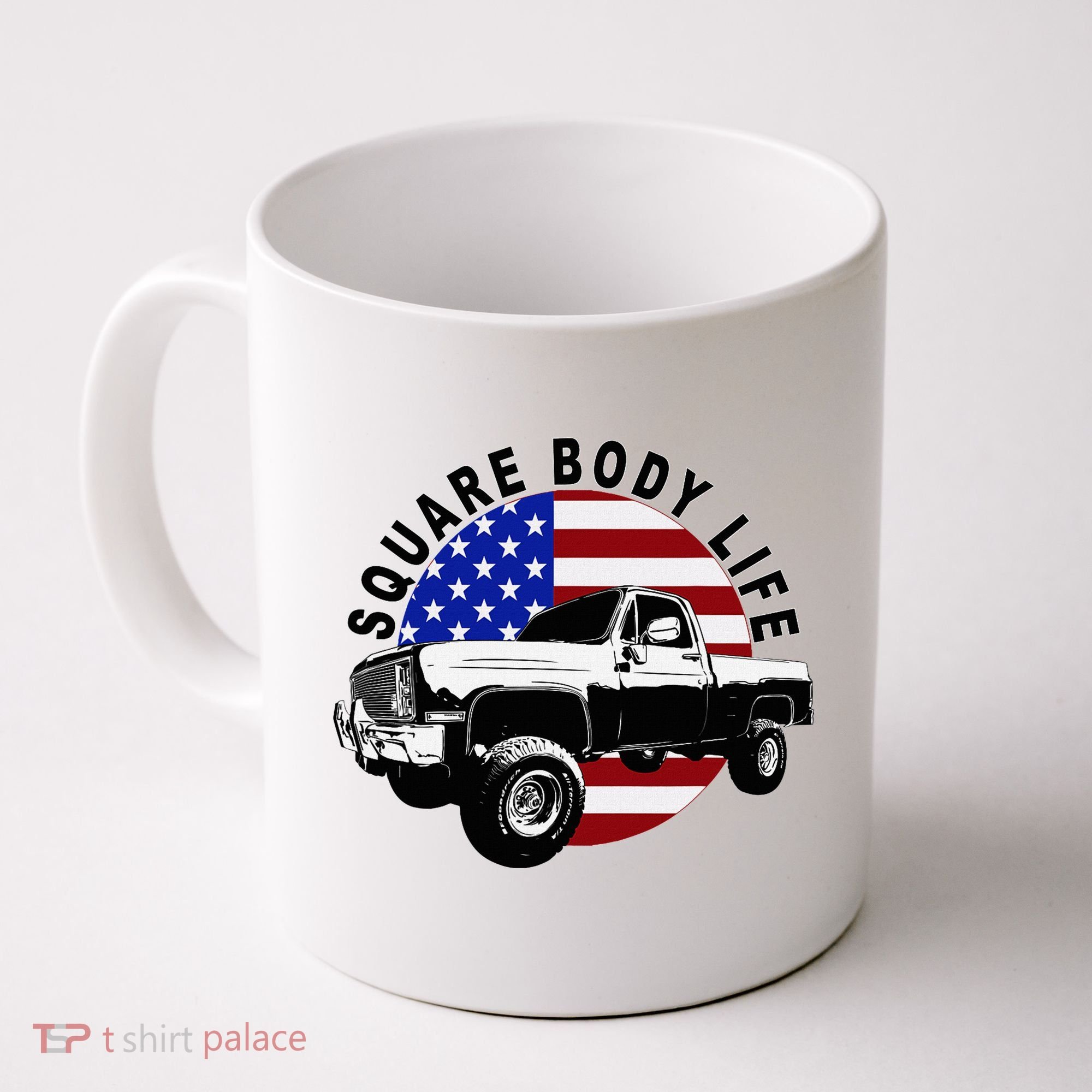 Classic Squarebody Truck 4x4 Square Body Coffee Mug