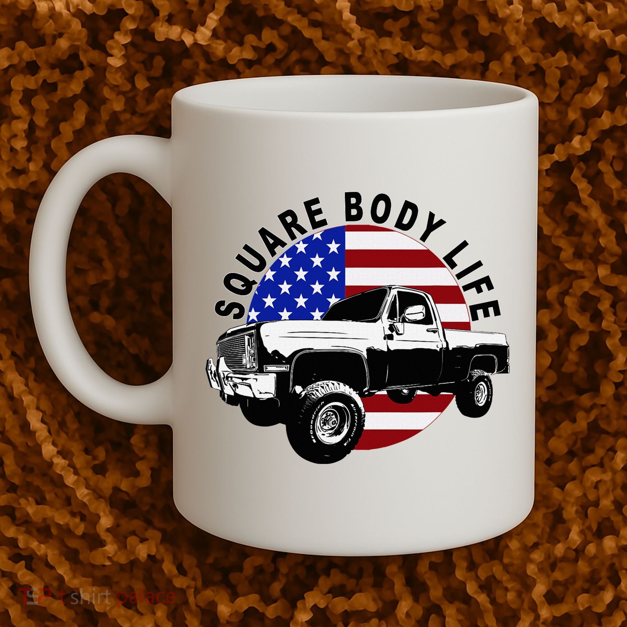Classic Squarebody Truck 4x4 Square Body Coffee Mug