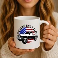 Classic Squarebody Truck 4x4 Square Body Coffee Mug thumb 3
