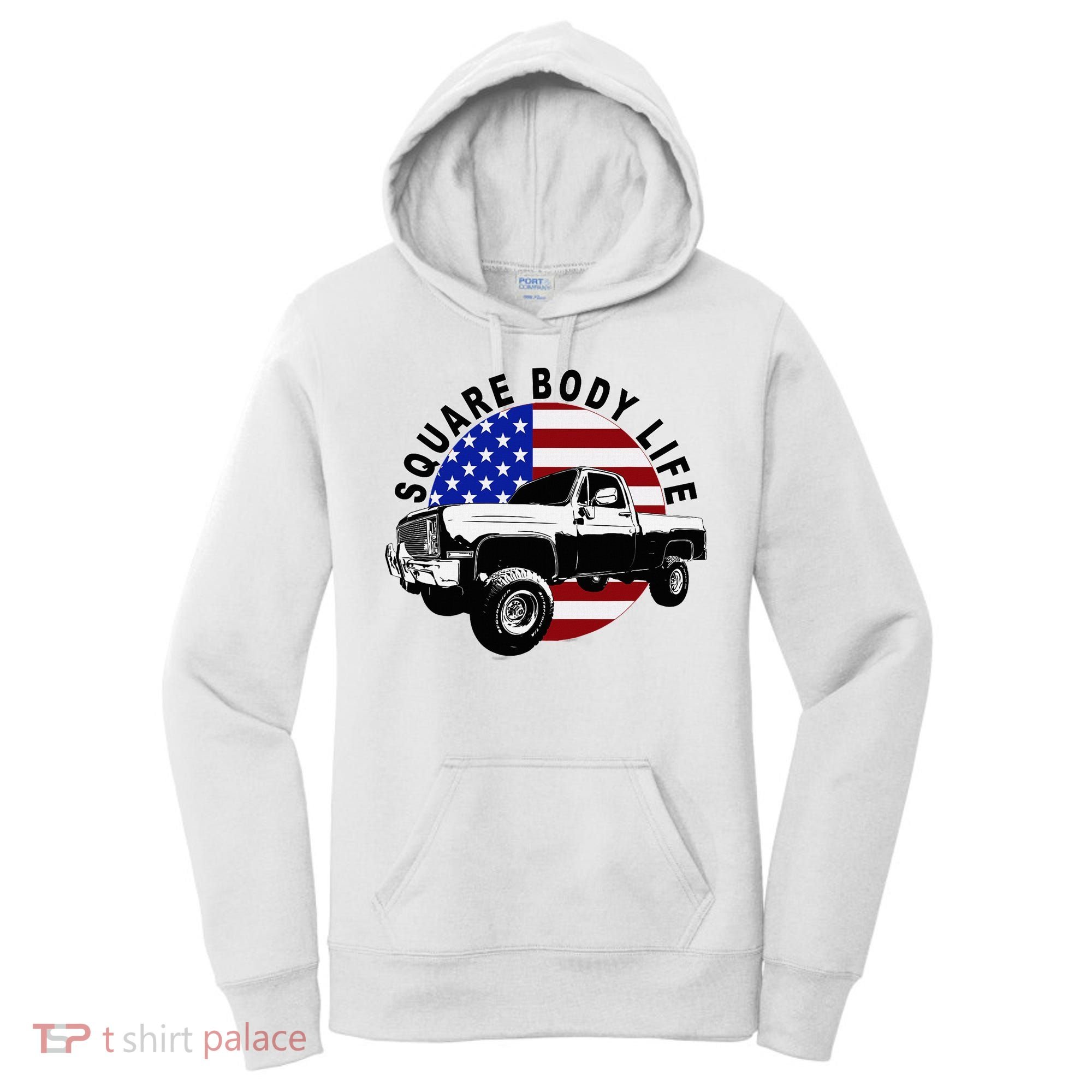 Classic Squarebody Truck 4x4 Square Body Women's Hoodie