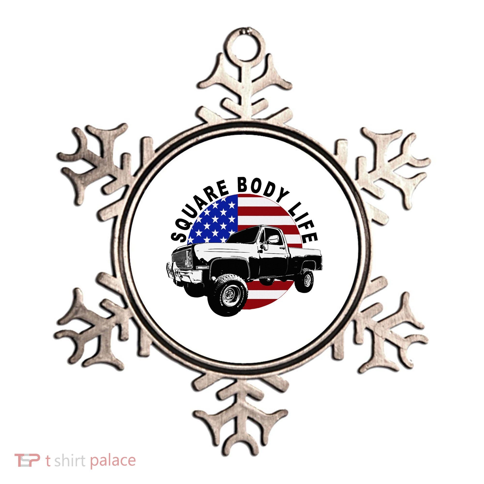 Classic Squarebody Truck 4x4 Square Body Ornament