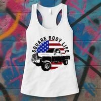 Classic Squarebody Truck 4x4 Square Body Women's Tank Top thumb 3