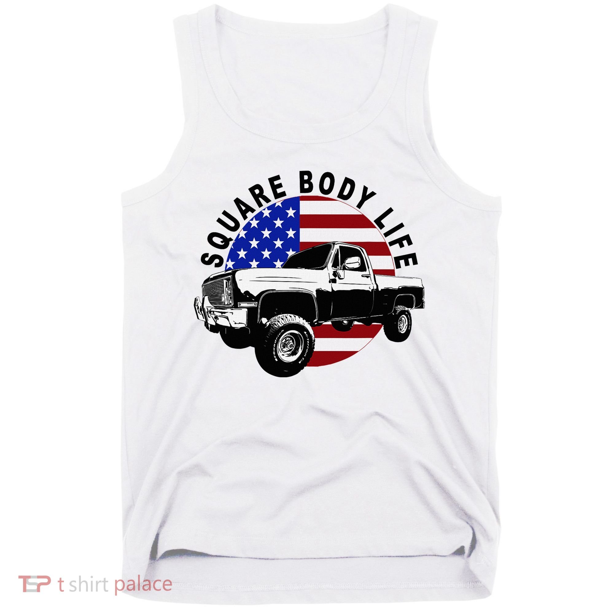 Classic Squarebody Truck 4x4 Square Body Tank Top