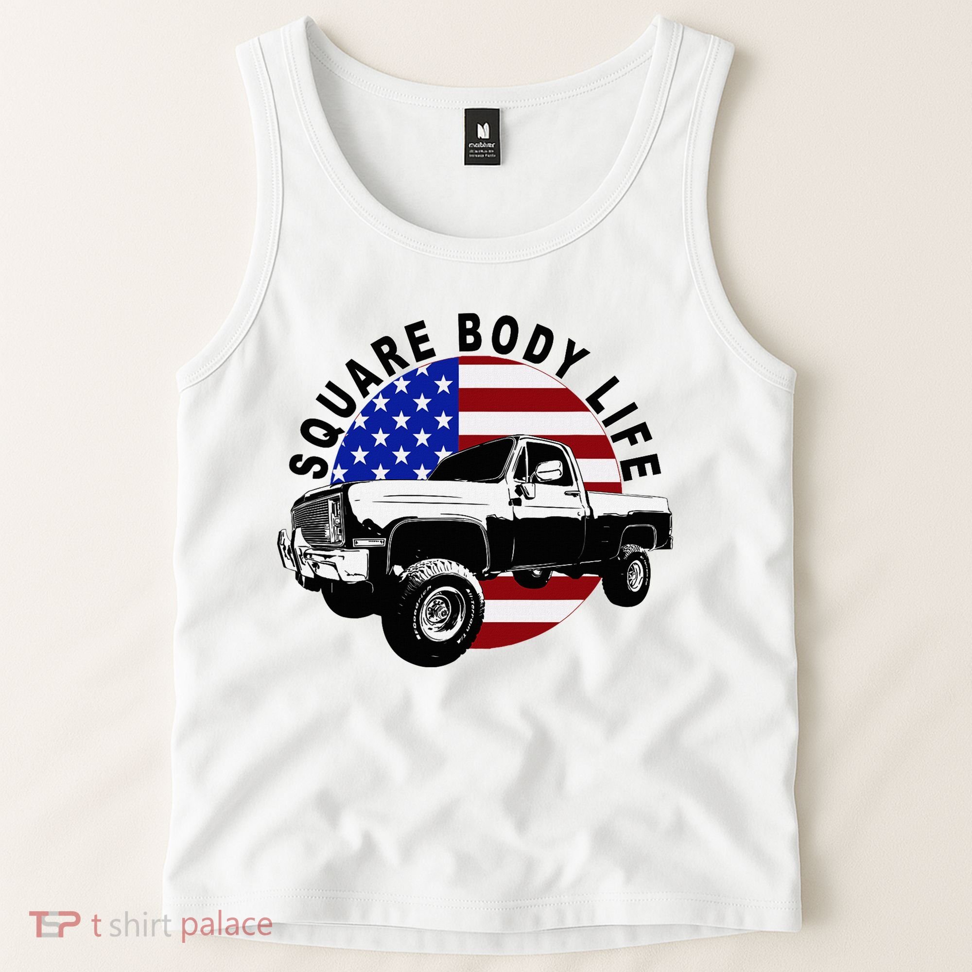 Classic Squarebody Truck 4x4 Square Body Tank Top