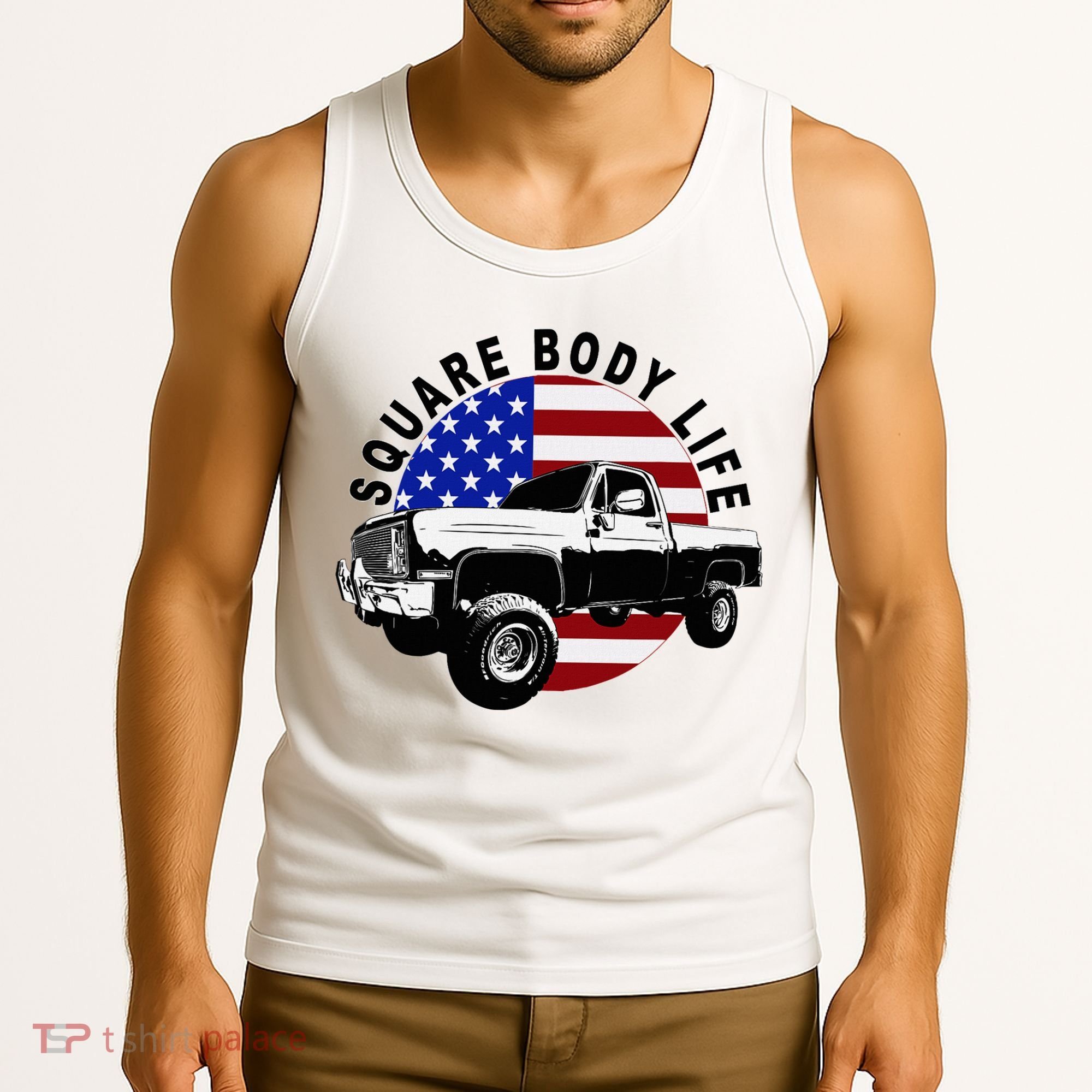 Classic Squarebody Truck 4x4 Square Body Tank Top