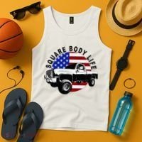 Classic Squarebody Truck 4x4 Square Body Tank Top thumb 4