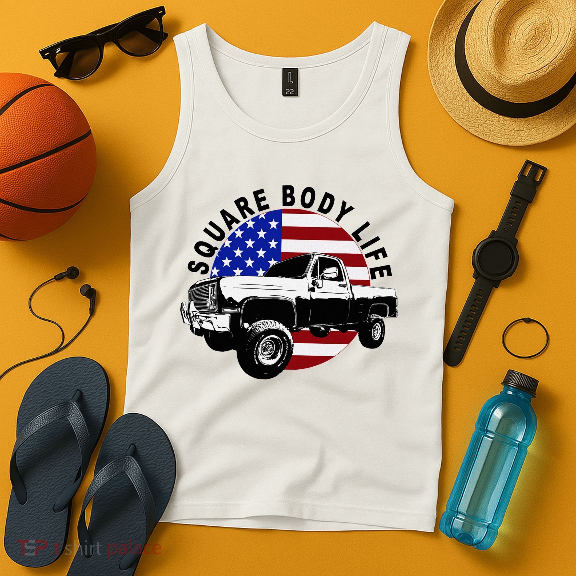 Classic Squarebody Truck 4x4 Square Body Tank Top