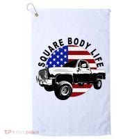 Classic Squarebody Truck 4x4 Square Body Golf Towel thumb 0