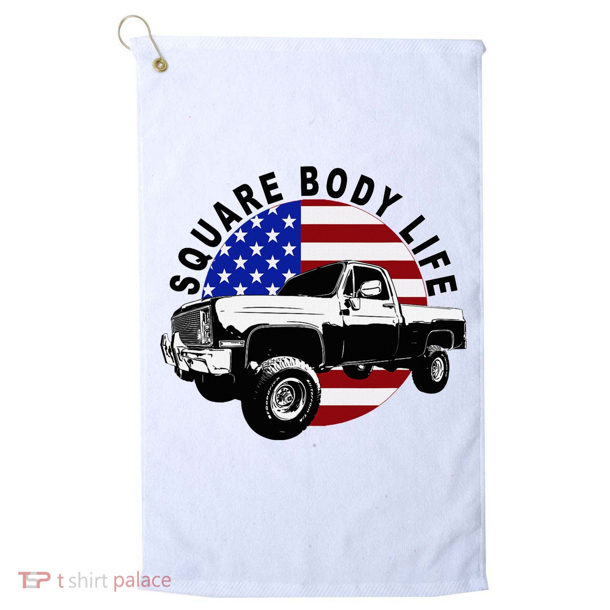 Classic Squarebody Truck 4x4 Square Body Golf Towel
