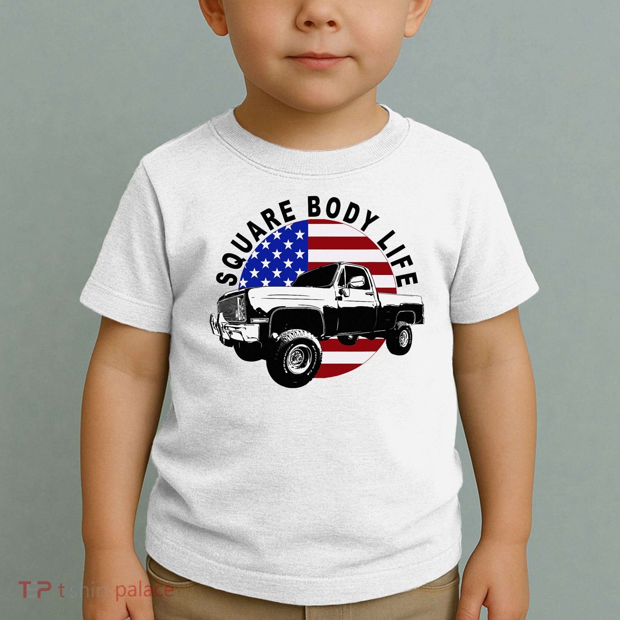 Classic Squarebody Truck 4x4 Square Body Toddler T-Shirt