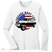 Classic Squarebody Truck 4x4 Square Body Women's Long Sleeve Shirt thumb 0