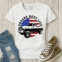 Classic Squarebody Truck 4x4 Square Body Women's T-Shirt thumb 3