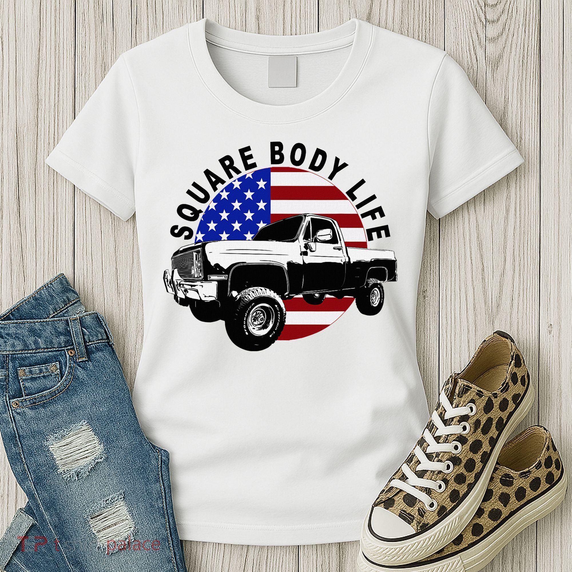 Classic Squarebody Truck 4x4 Square Body Women's T-Shirt