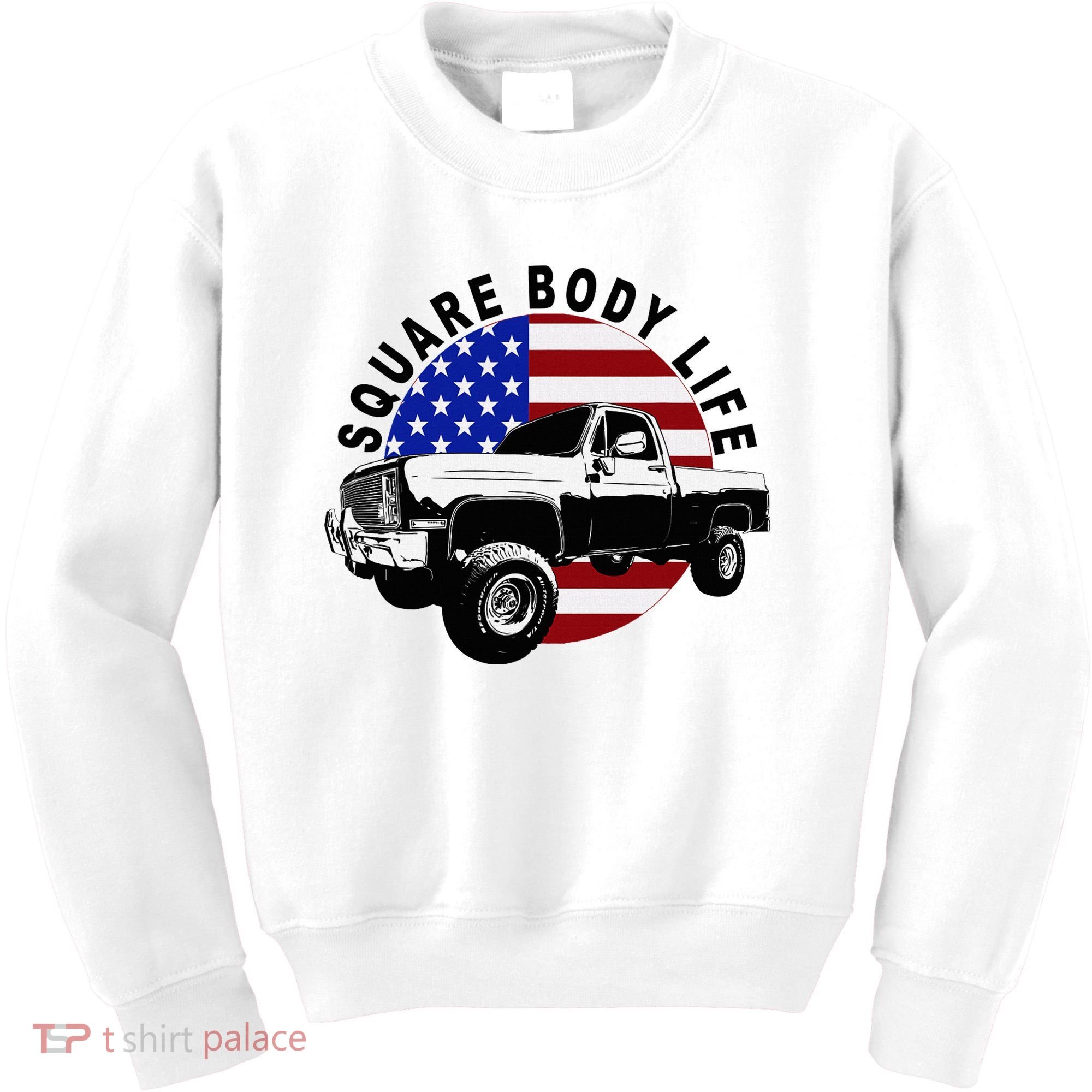 Classic Squarebody Truck 4x4 Square Body Kids Sweatshirt