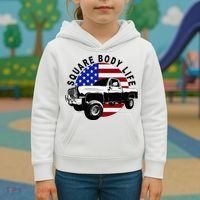 Classic Squarebody Truck 4x4 Square Body Kids Hoodie thumb 3