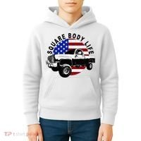 Classic Squarebody Truck 4x4 Square Body Kids Hoodie thumb 4