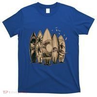 Cool Surfing Tropical Surfboards Vintage Surfboarder Surfer T-Shirt thumb 0