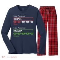 Chemist Science Teacher Student Chemistry Women's Long Sleeve Flannel Pajama Set  thumb 0