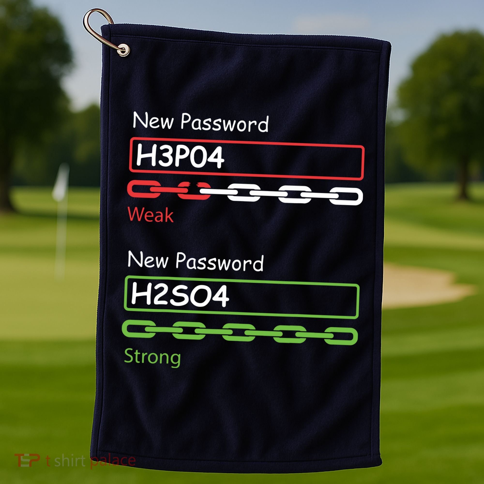 Chemist Science Teacher Student Chemistry Golf Towel