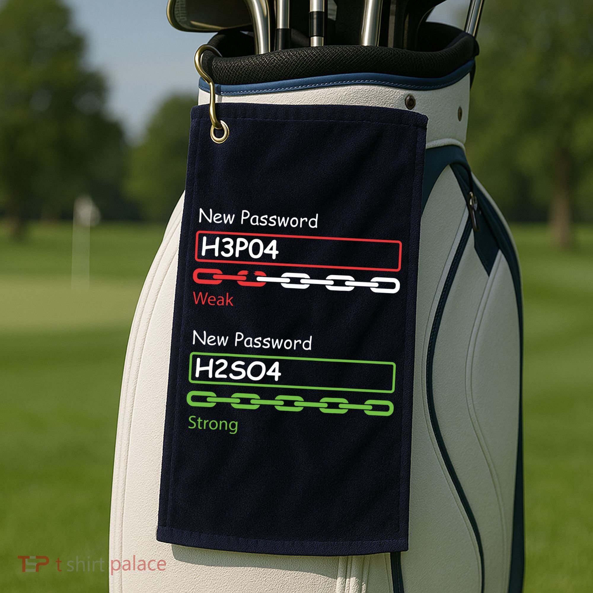Chemist Science Teacher Student Chemistry Golf Towel