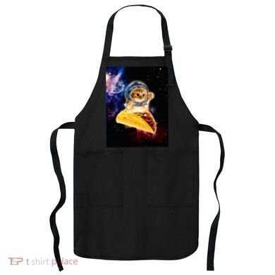 Crazy Space Taco Cat Funny V2 Apron