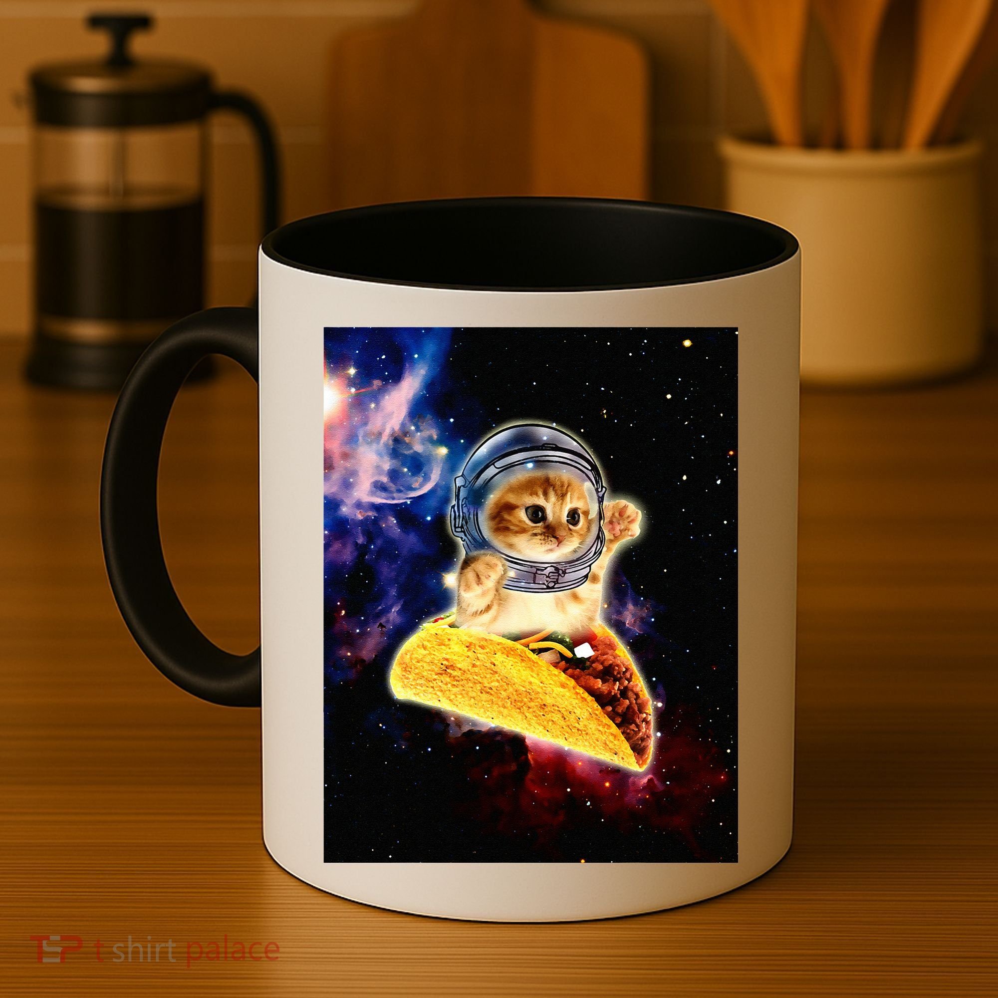 Crazy Space Taco Cat Funny V2 Coffee Mug
