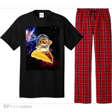 Crazy Space Taco Cat Funny V2 Pajama Set