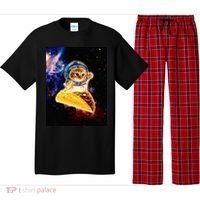 Crazy Space Taco Cat Funny V2 Pajama Set thumb 0