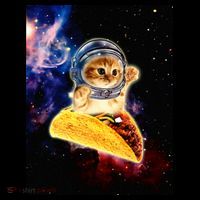Crazy Space Taco Cat Funny V2 Women's Hoodie thumb 2