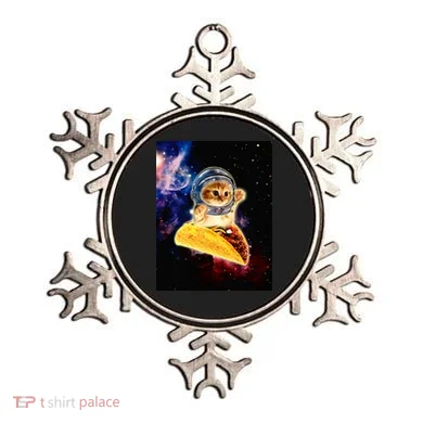 Crazy Space Taco Cat Funny V2 Ornament