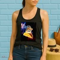 Crazy Space Taco Cat Funny V2 Women's Tank Top thumb 2