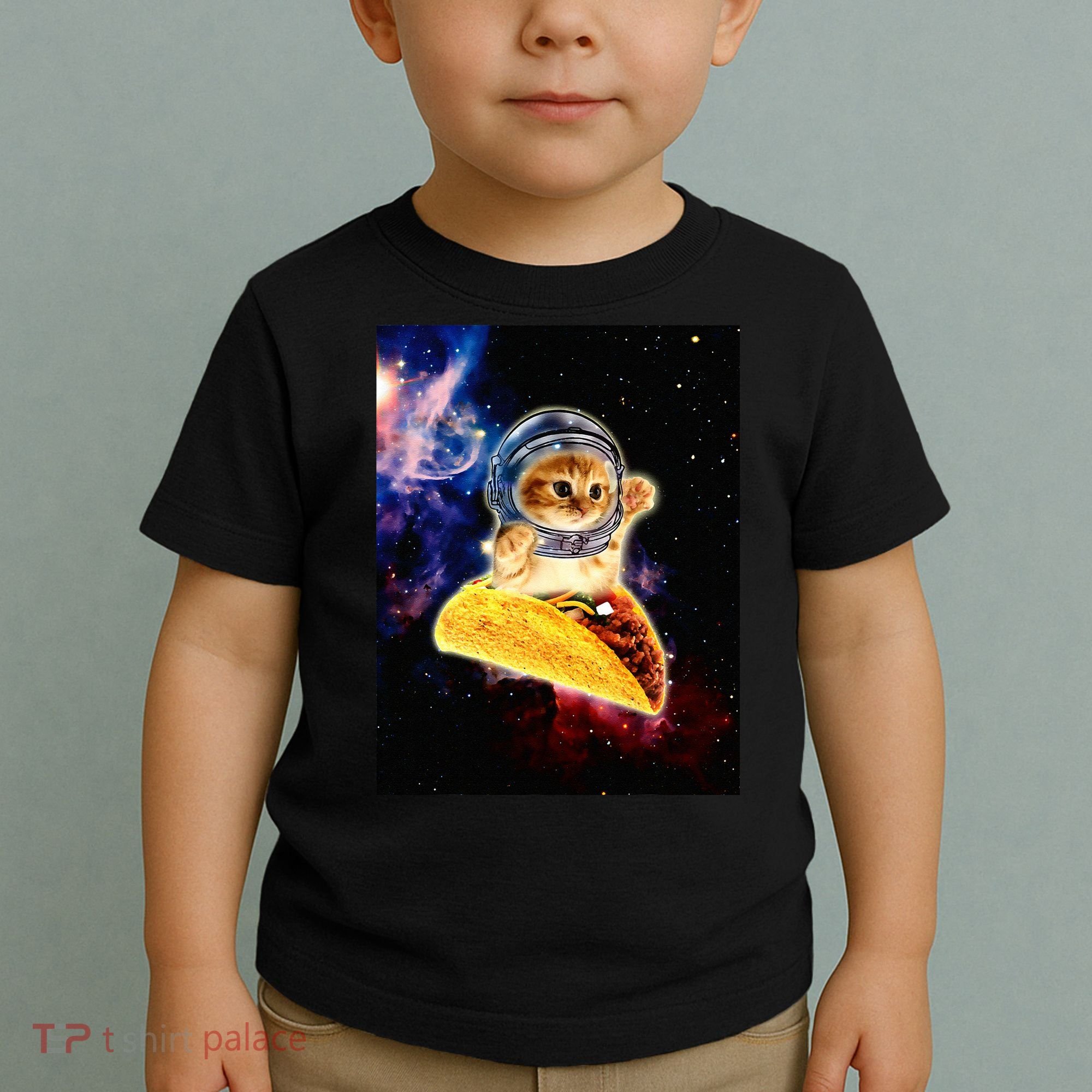 Crazy Space Taco Cat Funny V2 Toddler T-Shirt