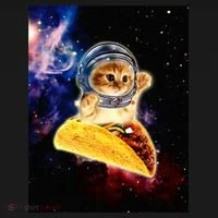 Crazy Space Taco Cat Funny V2 Women's T-Shirt thumb 6