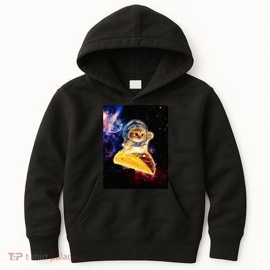 Crazy Space Taco Cat Funny V2 Kids Hoodie