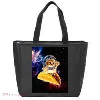 Crazy Space Taco Cat Funny V2 Tote Bag thumb 0