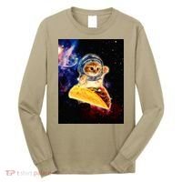 Crazy Space Taco Cat Funny V2 Long Sleeve Shirt thumb 0